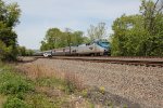Amtrak 119 leading train 42 through Cove PA